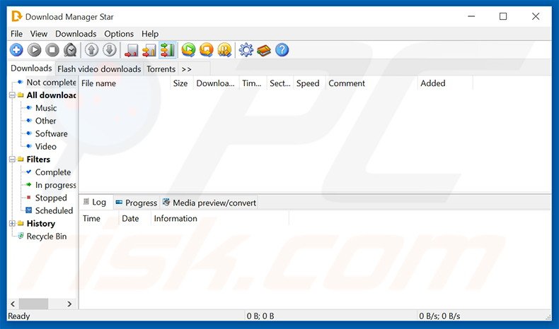 Deceptive adawre-type application Download Manager Star
