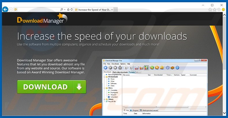 Download Manager Star adware