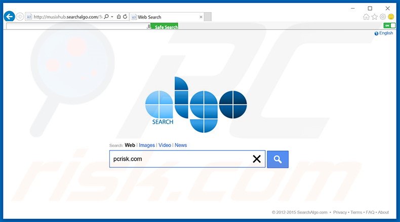 musixhub.searchalgo.com browser hijacker