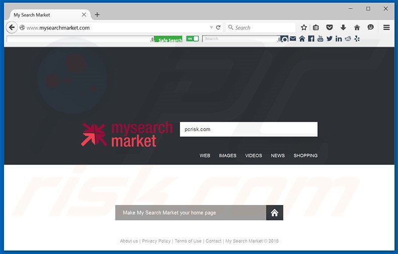 mysearchmarket.com browser hijacker