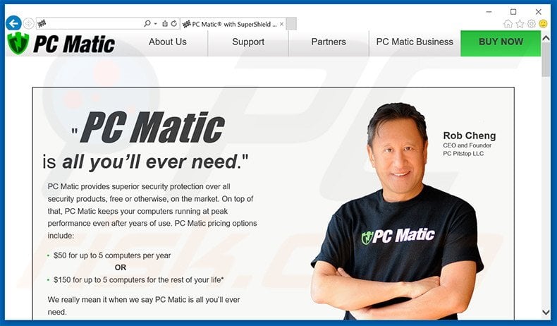 PC Matic adware