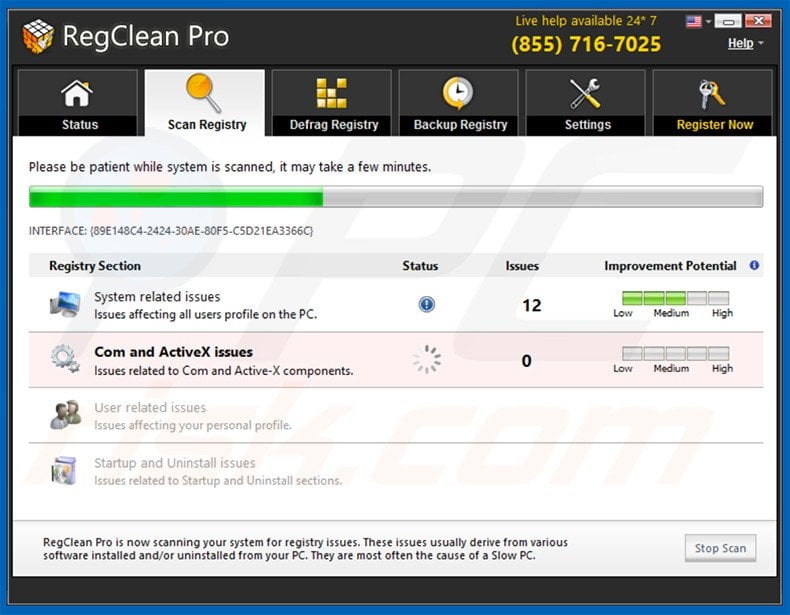 Potentially unwanted program RegClean Pro