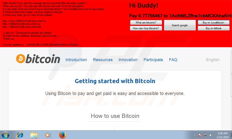Web site Buddy blockieren