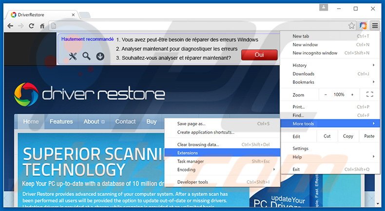 driver restore malware