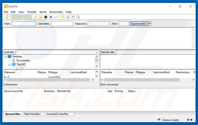 Browser-hijacking application EasyFile