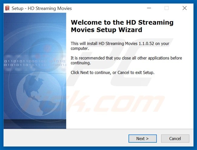 hd streaming movies adware installer setup