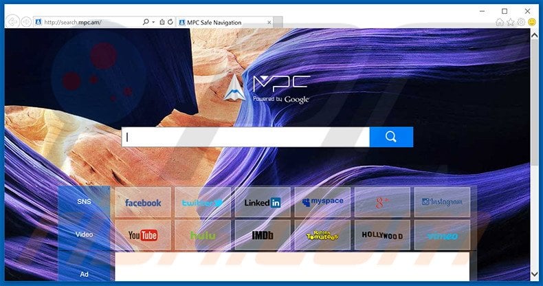 MPC Cleaner redirecting users to search.mpc.an