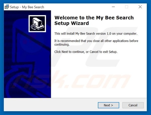 my bee search browser hijacker installer setup