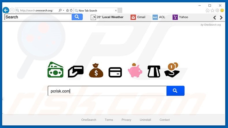 search.onesearch.org browser hijacker