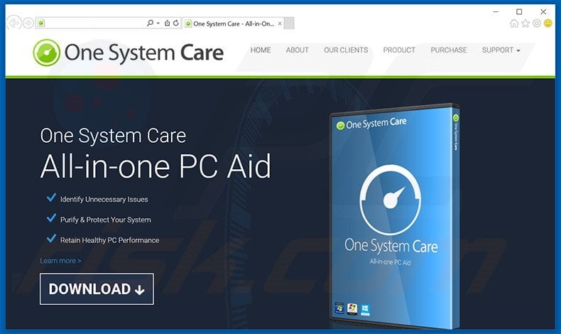 One System Care unwanted application