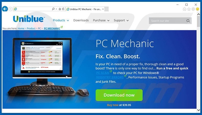 PC Mechanic adware