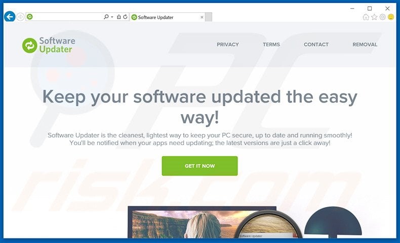 Software Updater adware