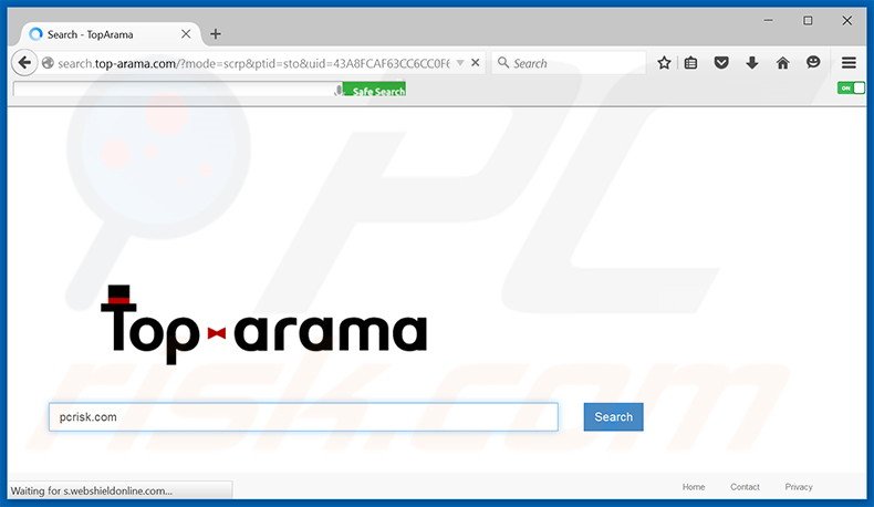 search.top-arama.com browser hijacker