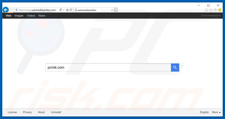 universalsearches.com browser hijacker