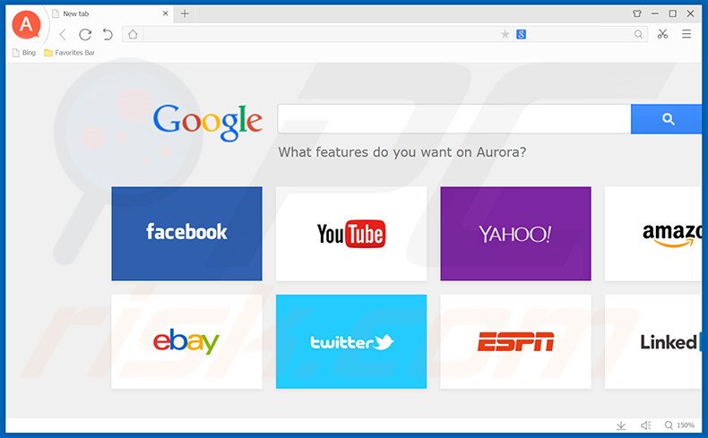 Shady web browser Aurora