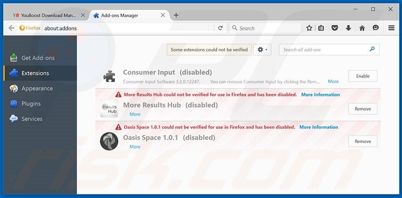 Removing CoronaBorealis ads from Mozilla Firefox step 2