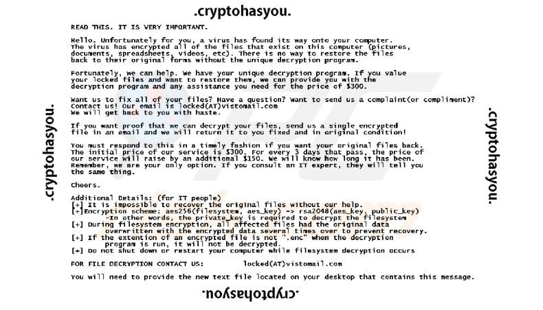 .Cryptohasyou decrypt instructions
