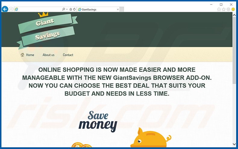 Giant Savings adware