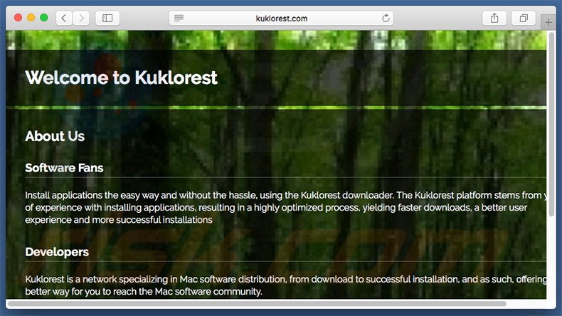 Dubious website used to promote search.kuklorest.com