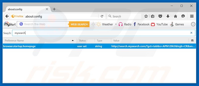 Removing Muzik Fury from Mozilla Firefox default search engine
