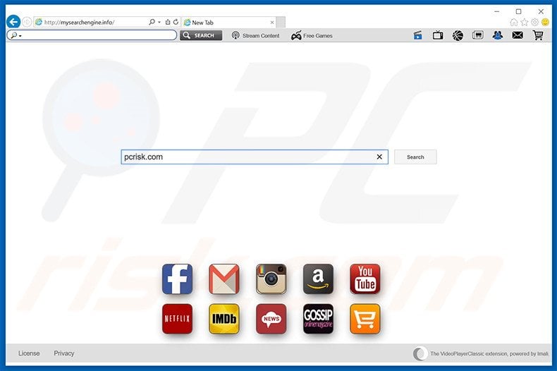 mysearchengine.info browser hijacker