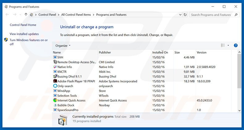 Open Hardware Monitor adware uninstall via Control Panel