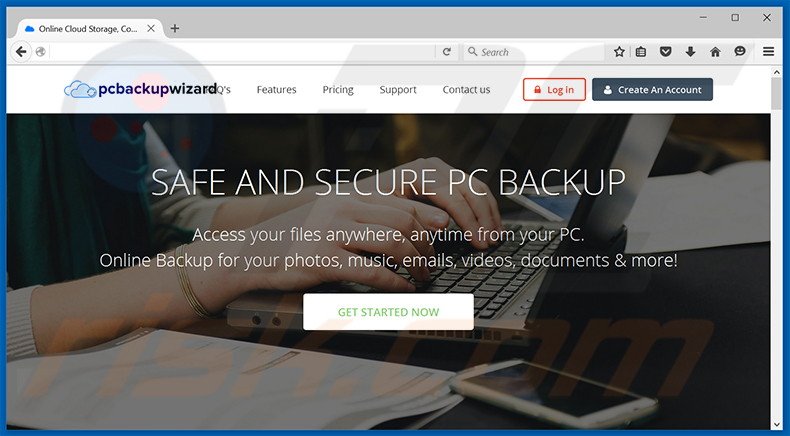 PCBackupWizard unwanted application