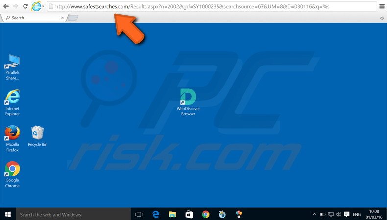 safestsearches.com adware