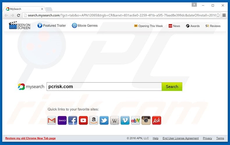 search.mysearch.com browser hijacker