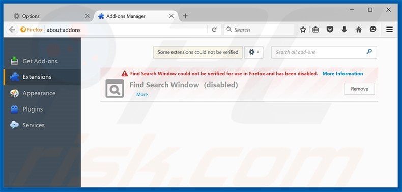 Removing search.utilitab.com related Mozilla Firefox extensions