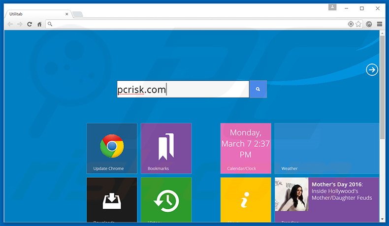 search.utilitab.com browser hijacker