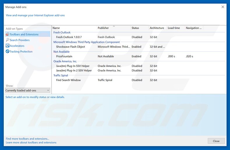 Removing 4zip ads from Internet Explorer step 2