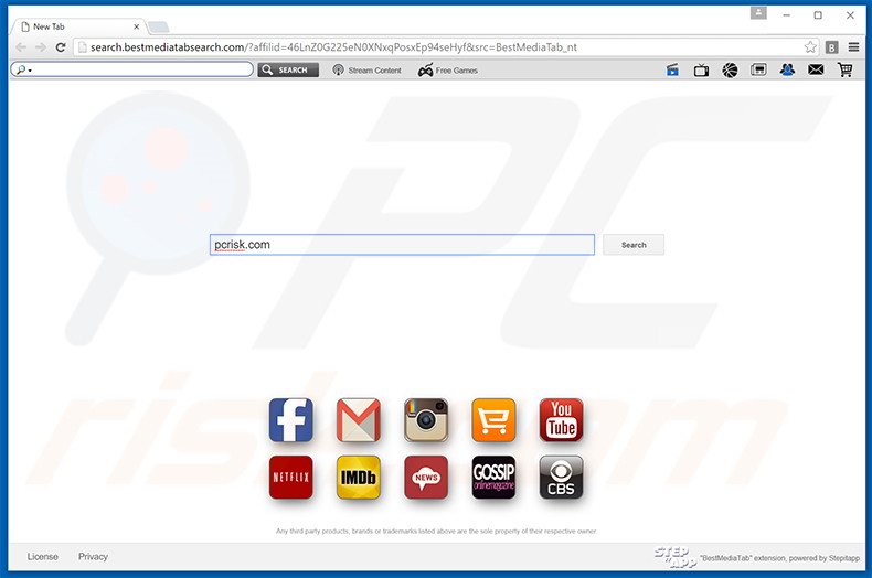 search.bestmediatabsearch.com browser hijacker