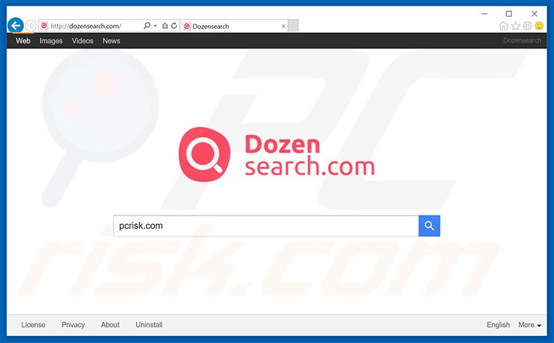 dozensearch.com browser hijacker