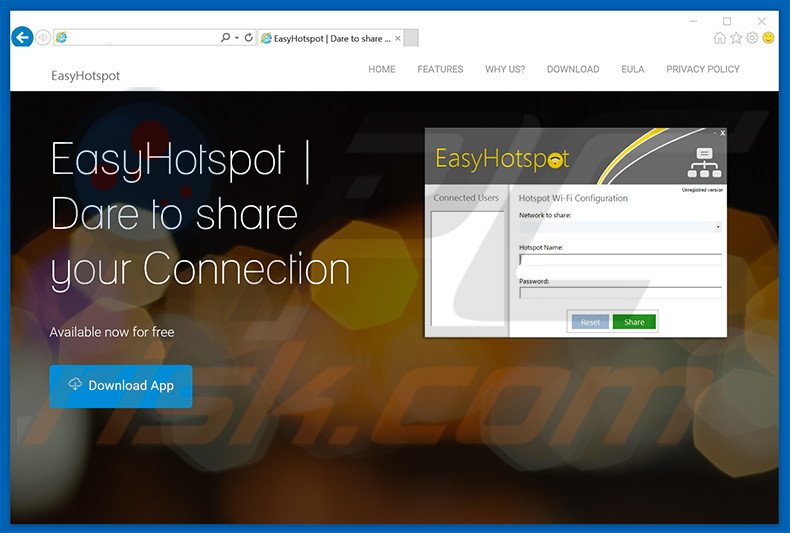 EasyHotspot adware