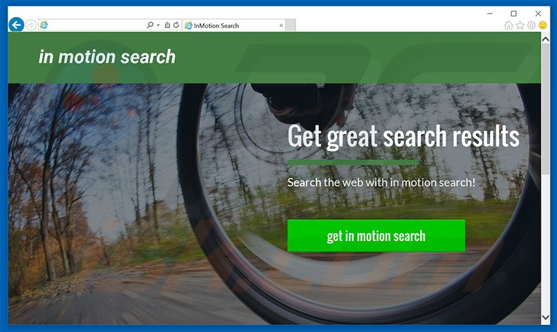 in motion search adware