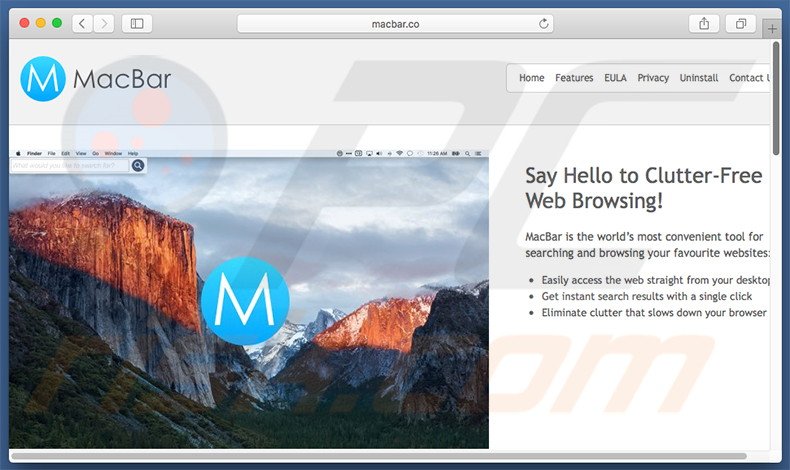 MacBar adware