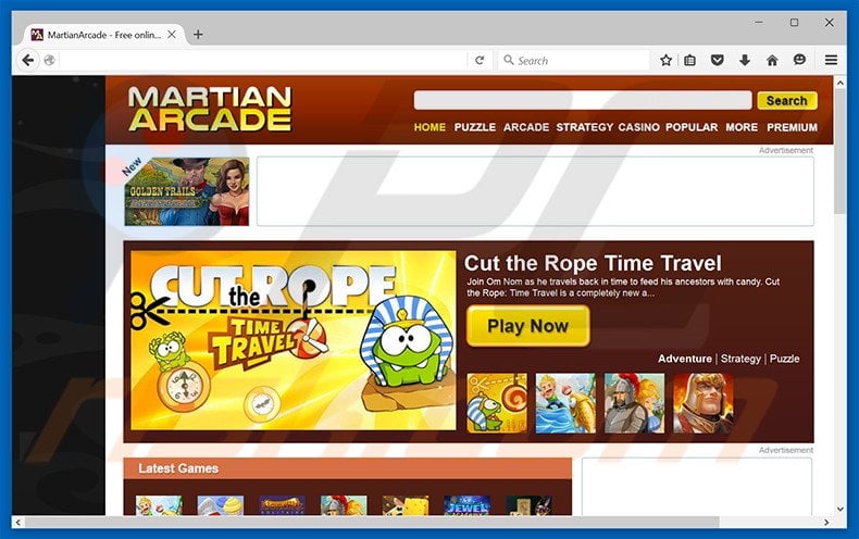 Martian Arcade adware