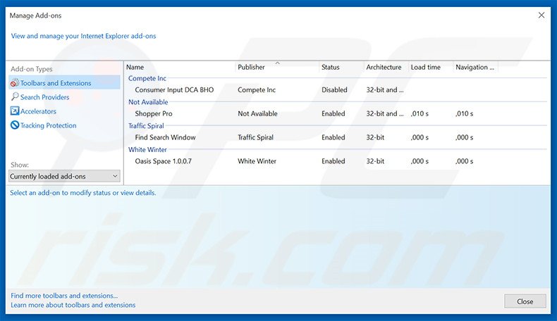 Removing NextFlix ads from Internet Explorer step 2