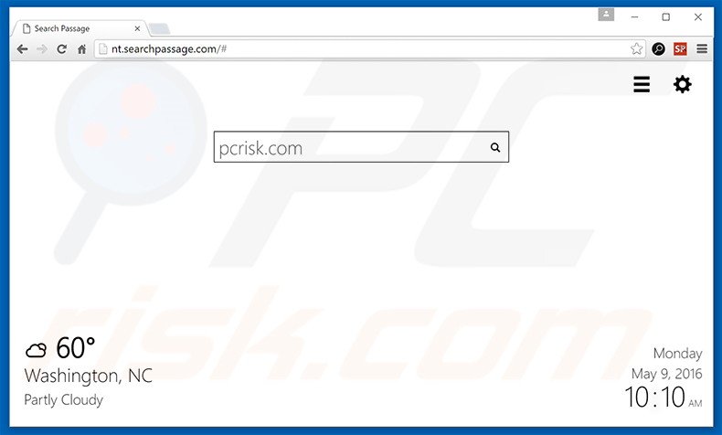 Search Passage adware causing unwanted redirects