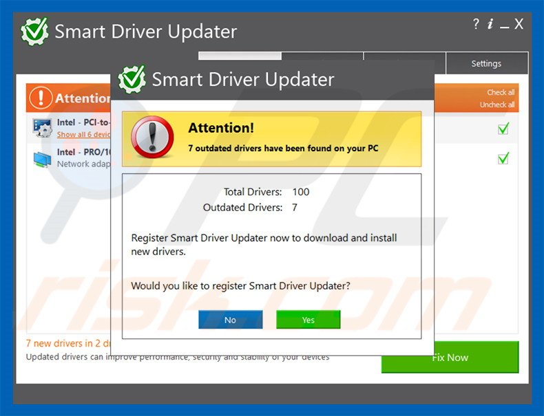 Potentially unwanted program Smart Driver Updater