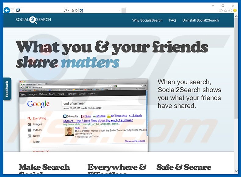 Social2Search adware