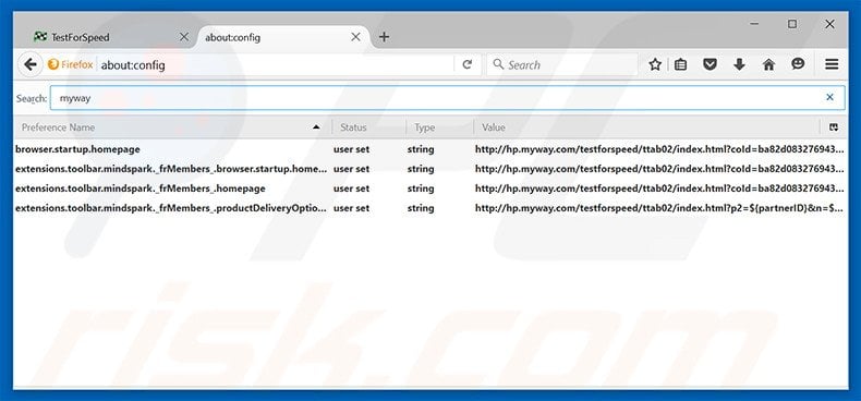 Removing hp.myway.com from Mozilla Firefox default search engine