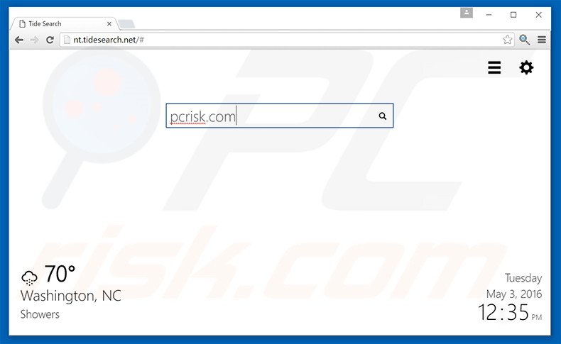 Tide Search adware causing unwanted browser redirects