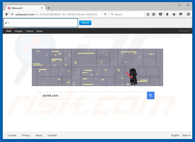 walasearch.com browser hijacker
