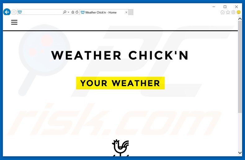 Weather Chick'n adware