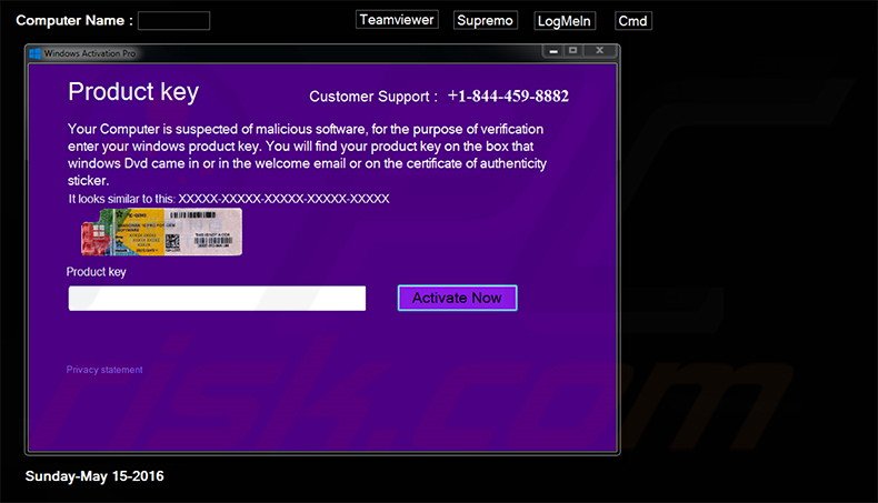 Windows Activation Pro scam