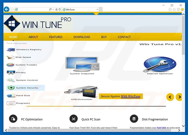 Win Tune Pro unwanted application