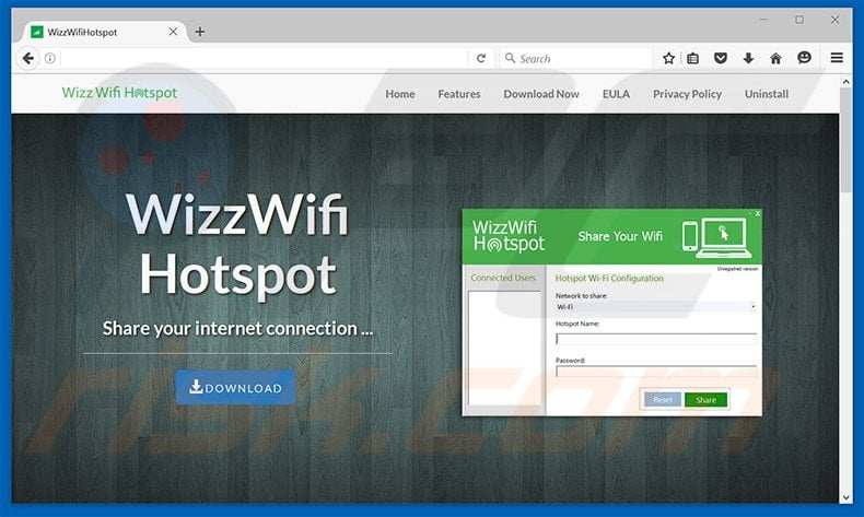 WizzWifi Hotspot adware
