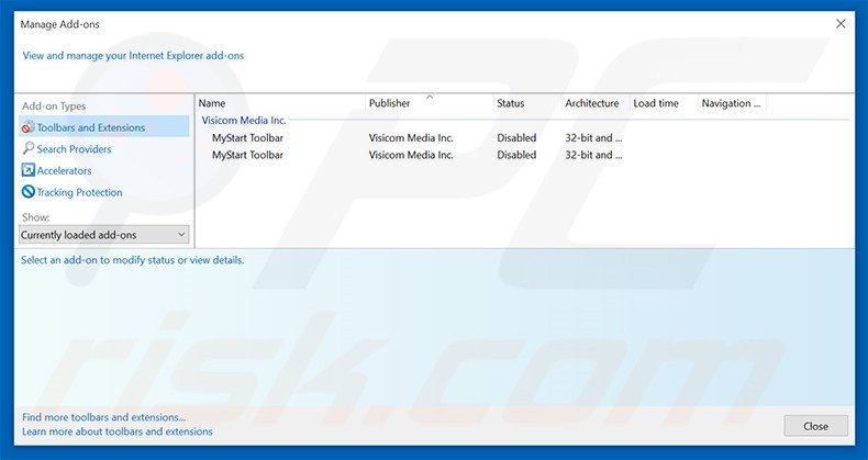 Removing searchtodo.com related Internet Explorer extensions
